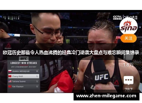 欧冠历史那些令人热血沸腾的经典冷门逆袭大盘点与难忘瞬间集锦录 欧冠历史那些令人热血沸腾的经典冷门逆袭大盘点与难忘瞬间集锦录
